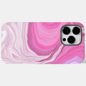 Coques Case-Mate iPhone Marbre rose et blanc Faux (Verso (horizontal))