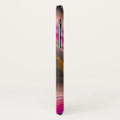 Coques Case-Mate iPhone Marbre Rose et Or Monogramme (Dos/Gauche)