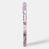 Coques Case-Mate iPhone marbre rose mignon gris élégant (Verso / Gauche)