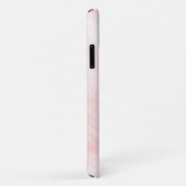 Coques Case-Mate iPhone marbre rose moderne Coque-Mate à peine là Pomme (Dos/Droite)