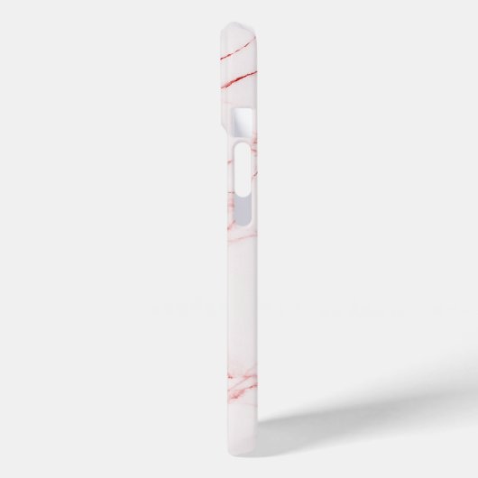 Coques Case-Mate iPhone Marbre rose Moderne Design Monogramme (Verso / Gauche)