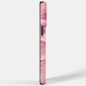Coques Case-Mate iPhone Marbre Rose Océan Luxueux avec Veines Dorées (Verso / Droite)