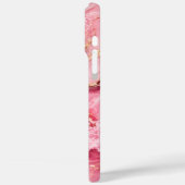 Coques Case-Mate iPhone Marbre Rose Océan Luxueux avec Veines Dorées (Verso / Gauche)