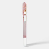 Coques Case-Mate iPhone Marbre Rose Or Chic Personnalisé (Verso / Gauche)