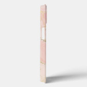 Coques Case-Mate iPhone Marbre rose or customisé (Verso / Droite)