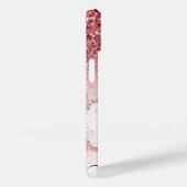 Coques Case-Mate iPhone Marbre rose Parties scintillant (Verso / Droite)