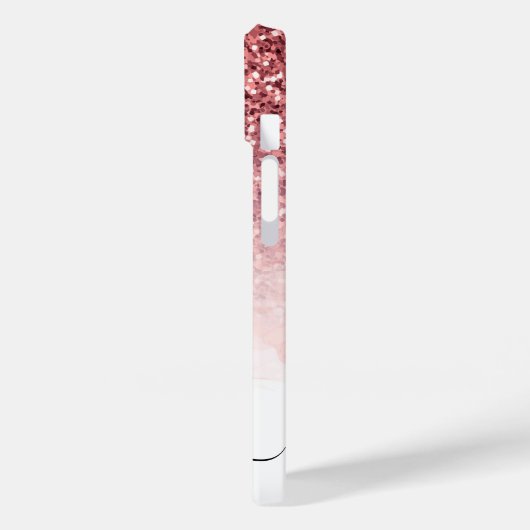 Coques Case-Mate iPhone Marbre rose Parties scintillant (Verso / Gauche)