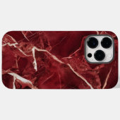 Coques Case-Mate iPhone Marbre rouge (Verso (horizontal))