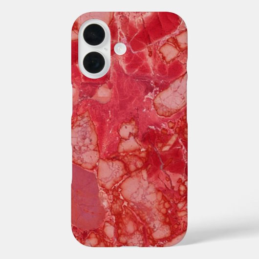 Coques Case-Mate iPhone Marbre rouge (Verso)