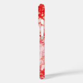 Coques Case-Mate iPhone Marbre rouge clair (Verso / Gauche)