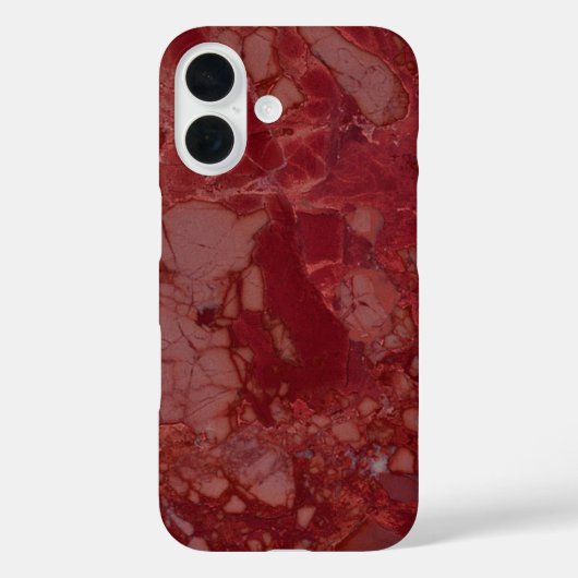 Coques Case-Mate iPhone Marbre rouge foncé (Verso)