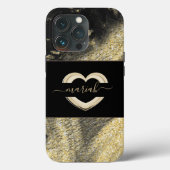 Coques Case-Mate iPhone Marbre Trendy Stone Moderne Geode Slice (Verso)