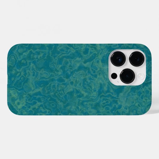 Coques Case-Mate iPhone Marbre turquoise (Verso (horizontal))