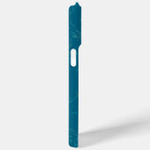 Coques Case-Mate iPhone Marbre turquoise (Verso / Droite)