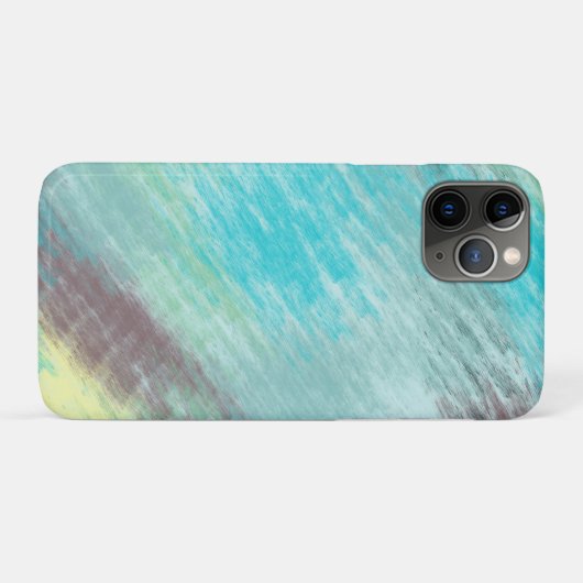 Coques Case-Mate iPhone Marbre turquoise, vert et mauve Abstrait (Dos (Horizontal))