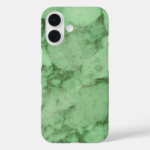 Coques iPhone 16 Marbre vert