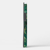 Coques Case-Mate iPhone Marbre vert : Abstrait Agate Ripple. (Verso / Droite)