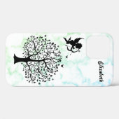 Coques Case-Mate iPhone Marbre vert cool, Arbre Coque-Mate iPhone Ca (Verso (horizontal))