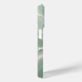 Coques Case-Mate iPhone Marbre vert doux avec Veines blanches (Verso / Droite)