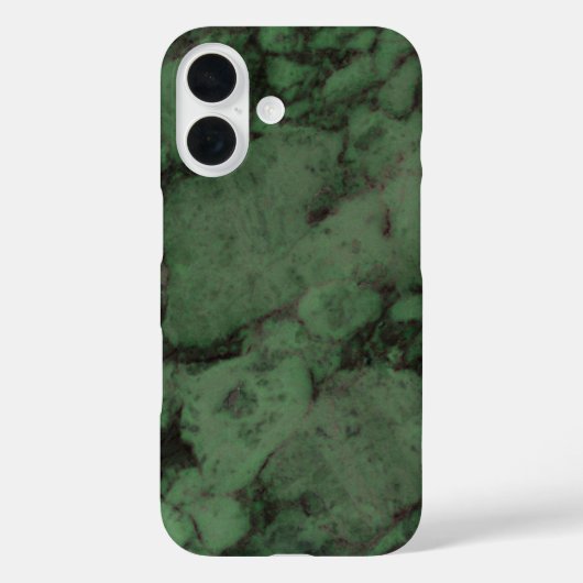 Coques Case-Mate iPhone Marbre vert foncé (Verso)