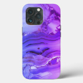 Coques Case-Mate iPhone Marbre violet exotique (Verso)
