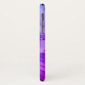 Coques Case-Mate iPhone Marbre violet exotique (Dos/Gauche)