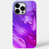 Coques Case-Mate iPhone Marbre violet exotique (Verso)