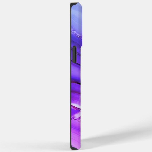 Coques Case-Mate iPhone Marbre violet exotique (Verso / Droite)