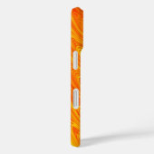 Coques Case-Mate iPhone Marbrure Orange Jaune Rouge Motif (Verso / Droite)