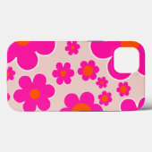Coques Case-Mate iPhone Marché aux fleurs rétro Florence Abstrait rose flo (Verso (horizontal))
