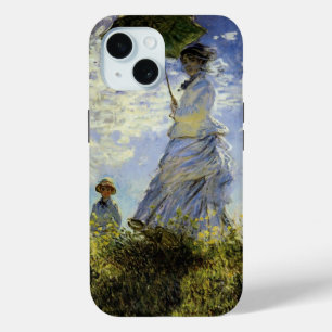 Coque Pour iPhone 15 Marche, dame avec un Parasol