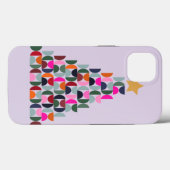 Coques Case-Mate iPhone Marché d'hiver 04 Noël Arbre pourpre Vacances (Verso (horizontal))