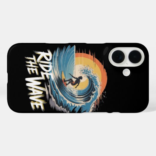 Coques Case-Mate iPhone Marcher la vague (Verso (horizontal))