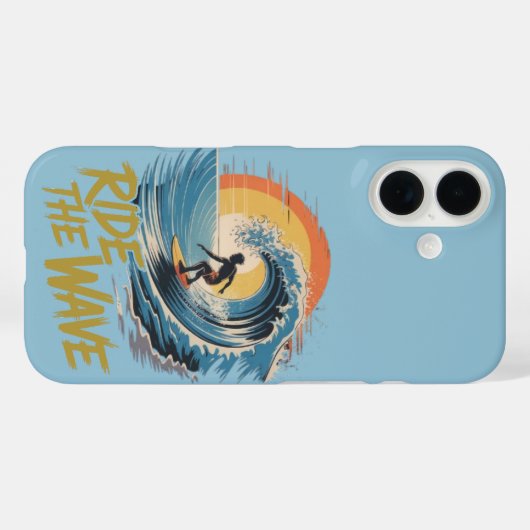 Coques Case-Mate iPhone Marcher la vague (Verso (horizontal))