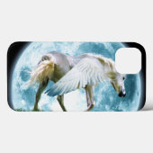 Coques Case-Mate iPhone Marcher Pegasus & Pleine lune Imaginaire Art (Verso (horizontal))