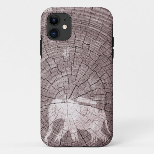 Coques Case-Mate iPhone Marcheur de jungle en bois (Dos)
