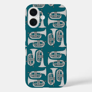 Coques iPhone 16 Marching Baritone Crosshatch