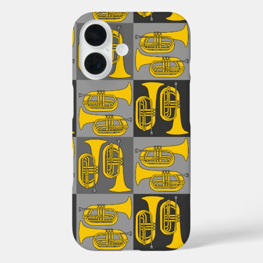 Coques Case-Mate iPhone Marching Baritone Crosshatch (Verso)