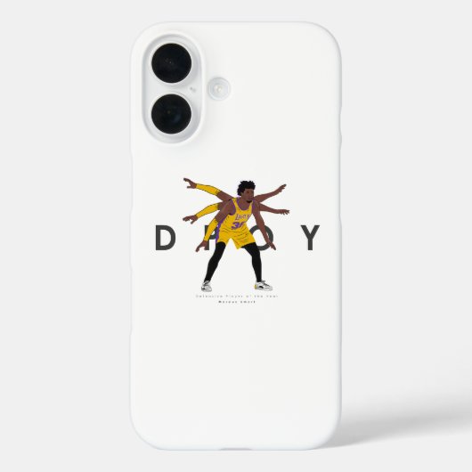 Coques Case-Mate iPhone Marcus Smart DPOY | Los Angeles Lakers (Verso)