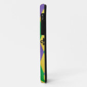 Coques Case-Mate iPhone Mardi Gras Arlequin Fleur De Lis (Dos/Gauche)