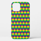 Coques Case-Mate iPhone Mardi Gras Diamonds : Motif festif dynamique (Verso)