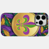 Coques Case-Mate iPhone Mardi Gras Fleur de lis (Verso (horizontal))