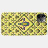 Coques Case-Mate iPhone Mardi Gras Fleur De Lis (Dos (Horizontal))