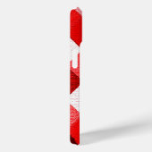 Coques Case-Mate iPhone MARDI GRAS HARLEQUIN MOTIF Rouge rose blanc Rhombi (Verso / Droite)