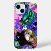 Coques Case-Mate iPhone MARDI GRAS MASQUERADE BALL MASK confetti (Verso)
