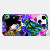 Coques Case-Mate iPhone MARDI GRAS MASQUERADE BALL MASK confetti (Verso (horizontal))