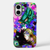 Coques Case-Mate iPhone MARDI GRAS MASQUERADE BALL MASK confetti (Verso)