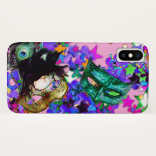 Coques Pour iPhone MARDI GRAS MASQUERADE BALL MASK confetti
