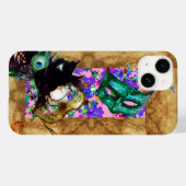 Coques Case-Mate iPhone MARDI GRAS MASQUERADE confetti parchemin (Verso (horizontal))