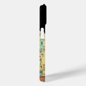 Coques Case-Mate iPhone MARDI GRAS MASQUERADE THÉÂTRE CAT Monogramme (Verso / Droite)